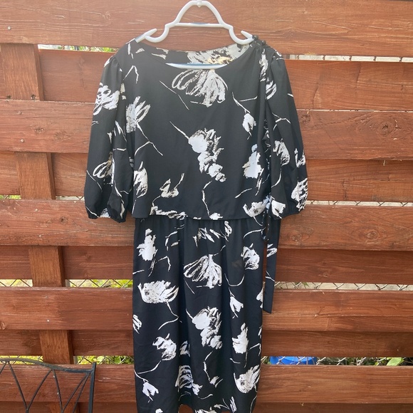 Vintage faux wrap dress! - Picture 1 of 5